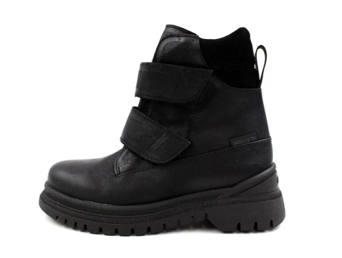 Angulus sort vinterstøvle med TEX